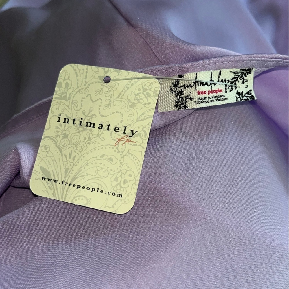 NWT Lavender Free People Intimately SLIP DRESS sz medium M - Picture 7 of 8